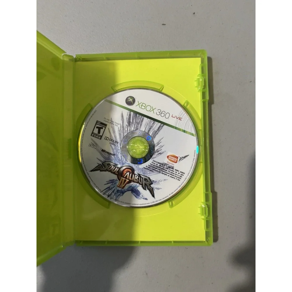 Soul Calibur IV (Microsoft Xbox 360, 2008) Used Great Condition. No Manual